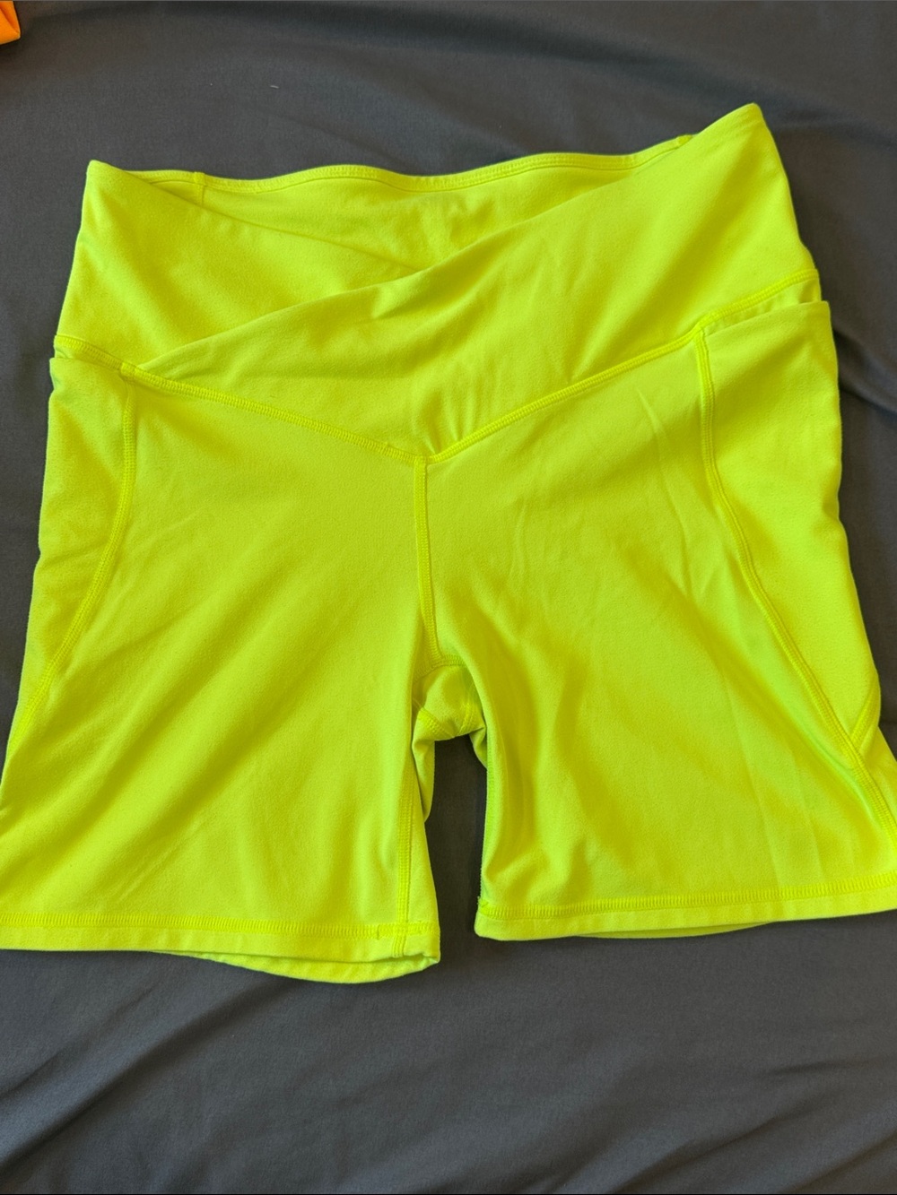 Fabletics High Waisted PureLuxe Crossover 6" Shorts